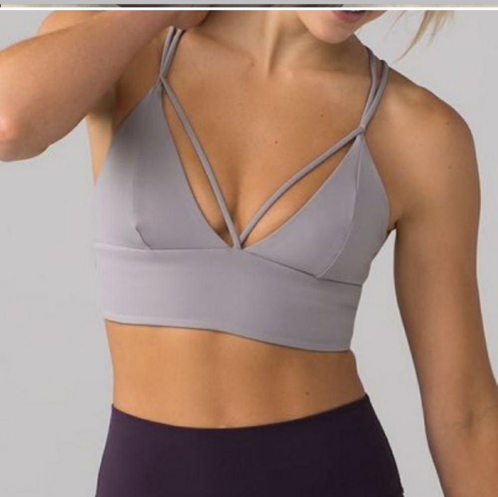 EUC Lululemon Pushing Limits Sports Bra sz 10